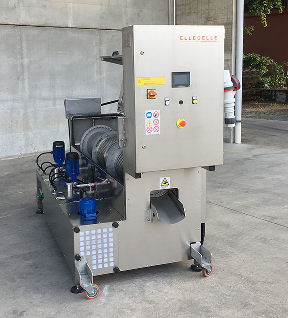 Tunnel a coclea Serie TCL – uscita linea